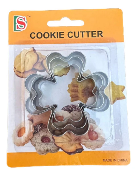 Cortador Galletas Trebol 3 pcs