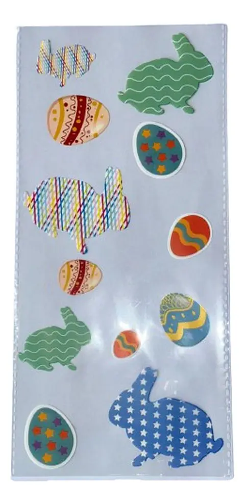 Bolsas Pascua D Celofan 20un 27x13cm