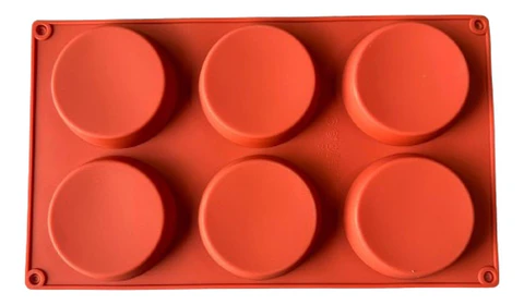 Molde Silicona Alfajor Perfecto 6 Cavidades 29x17cm
