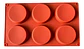 Molde Silicona Alfajor Perfecto 6 Cavidades 29x17cm - Miniatura 1