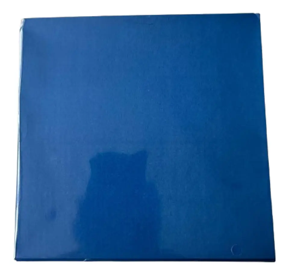 Papel Alfajor Azul Ceresinado 100un 14x14cm 1