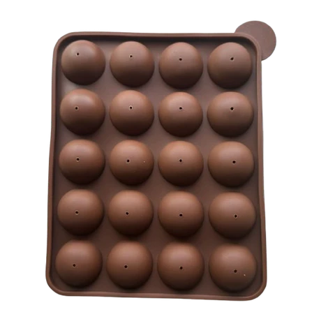 Molde Silicona Para 20 Cake Pop 18x22,5cm