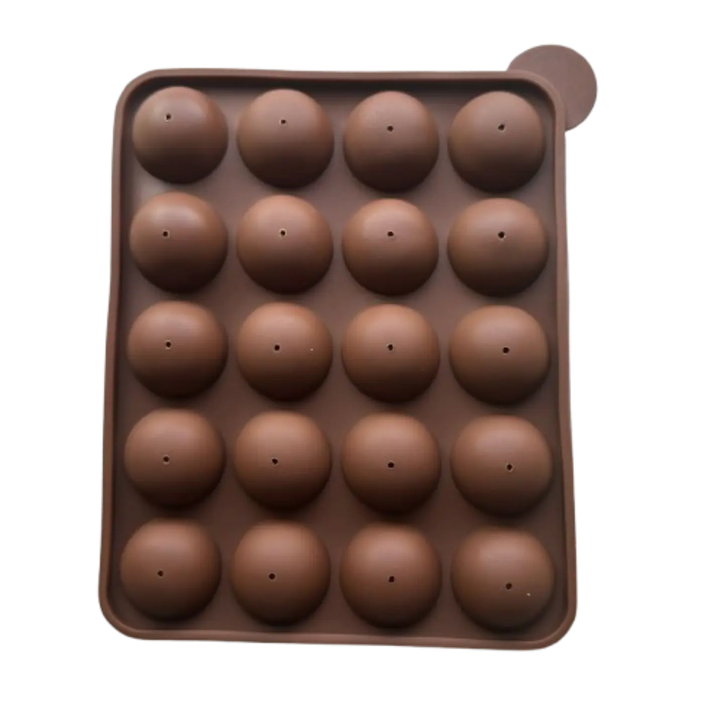 Molde Silicona Para 20 Cake Pop 18x22,5cm 1