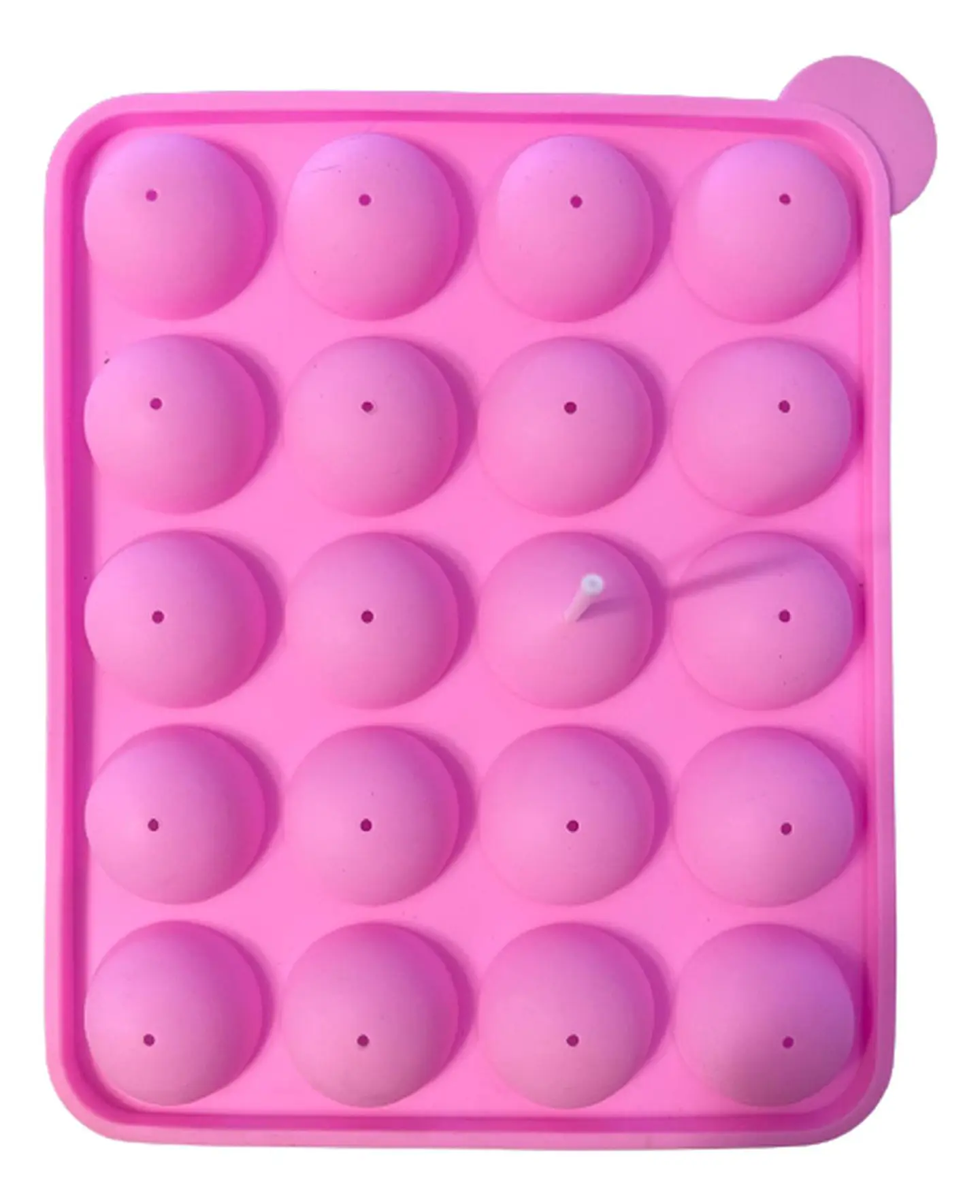 Molde Silicona Para 20 Cake Pop 18x22,5cm 2