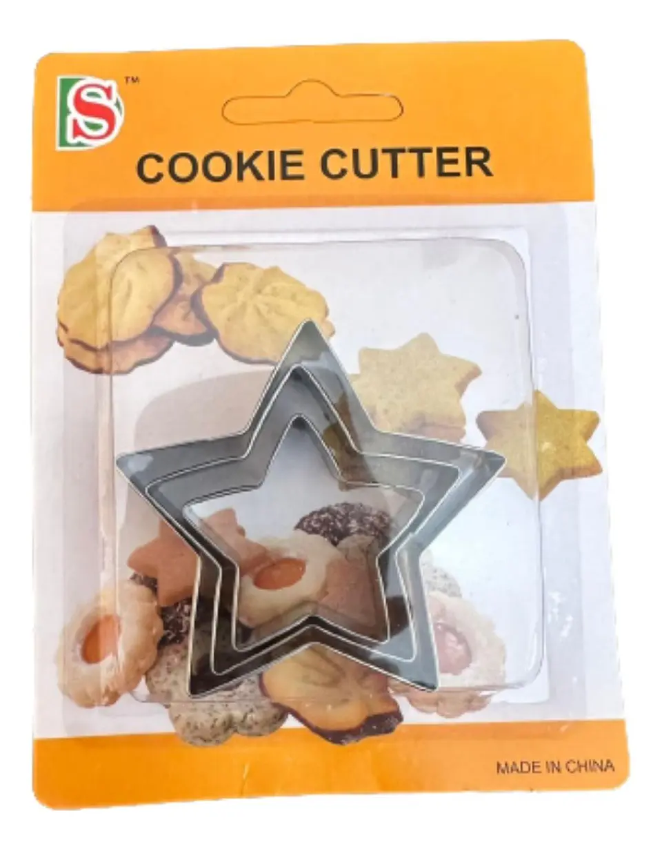 Cortador Galletas Estrella 5 Puntas 3 pcs 1
