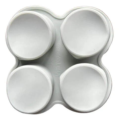 Molde Silicona Alfajor Perfecto M 4Cavidades 4,5x4,5cm