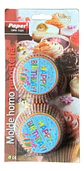 Capsulas Cupcake Diseño D Happy Bday 100un E110xIn52mm - Miniatura 1