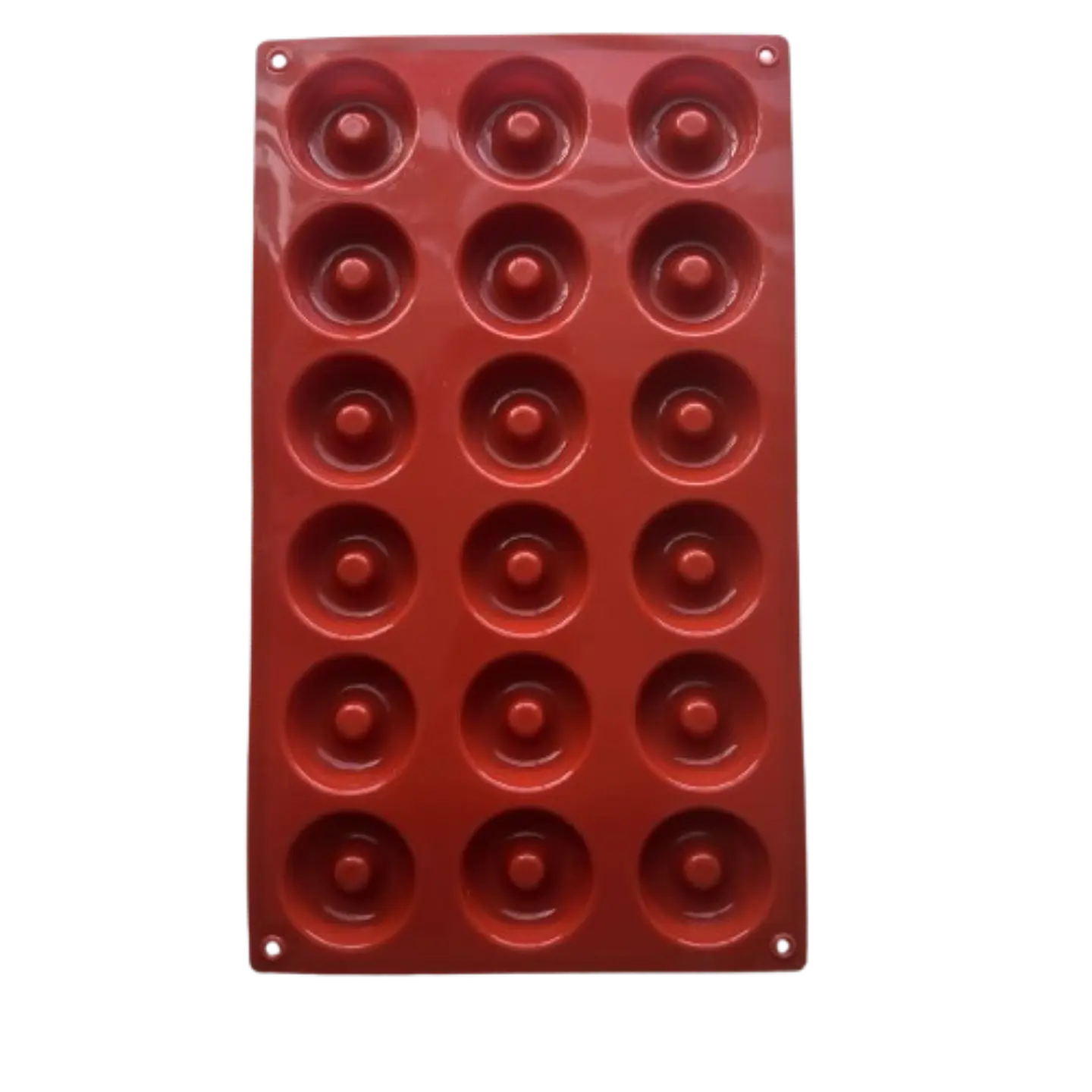 Molde Silicona 18 Mini Donas 4cm Diametro 1