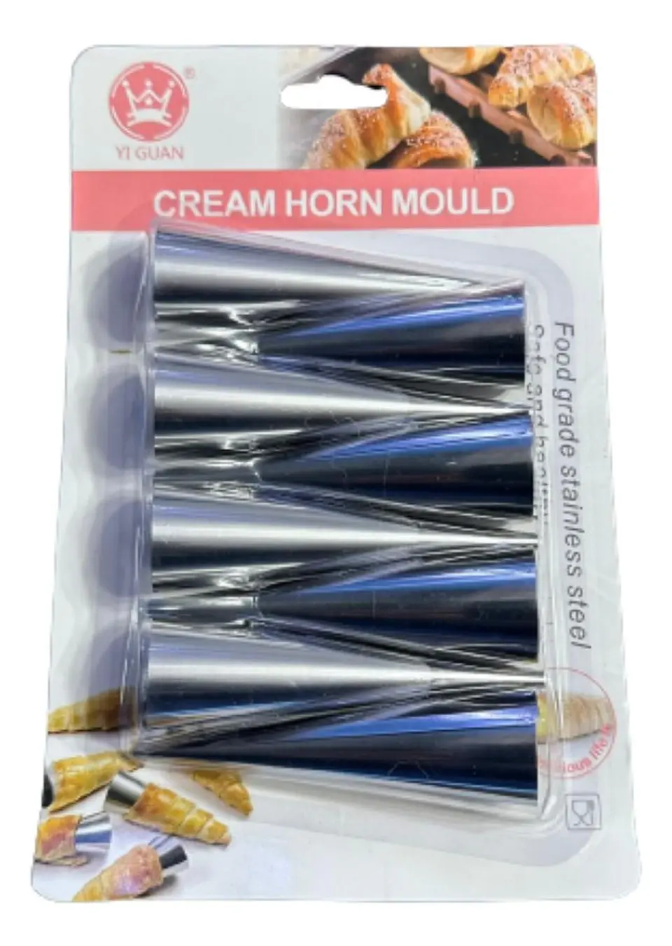 Molde Cachito Chicos 8 pcs Acero Inoxidable 9x2,5 cm 1