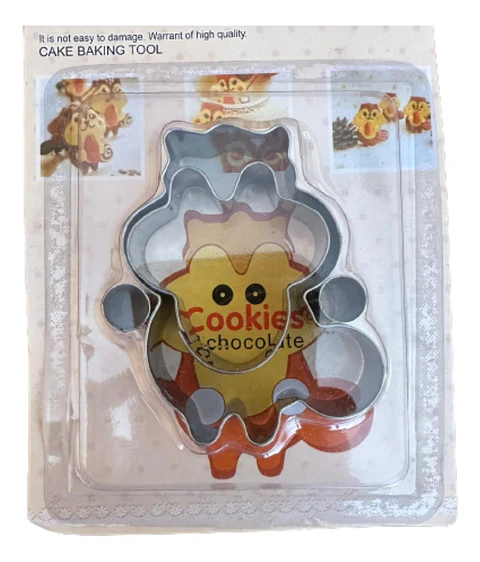 Cortador Galletas Ardilla 4 pcs