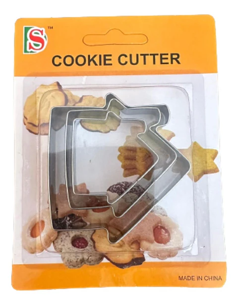 Cortador Galletas Casa 3 pcs