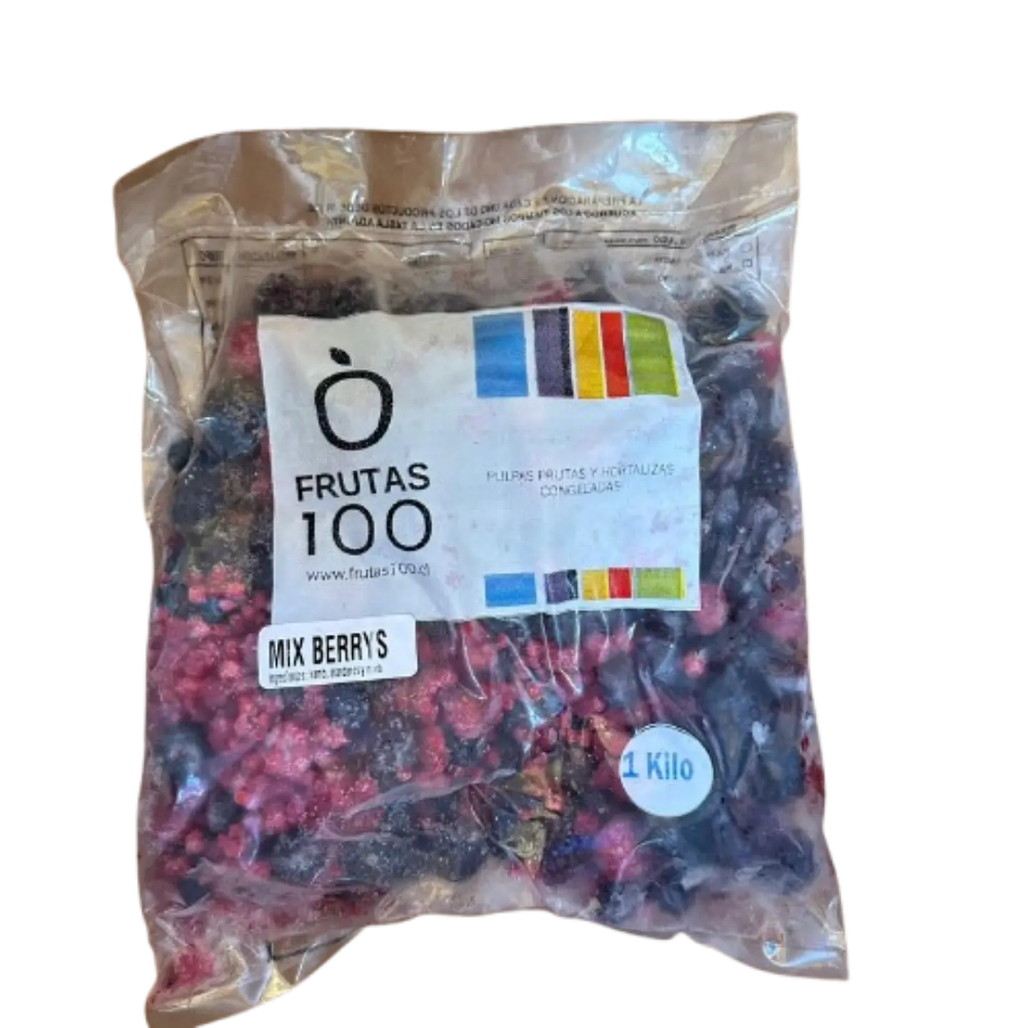 Mix De Berries S/Frutilla Congelados Frutos 100 1kg 1
