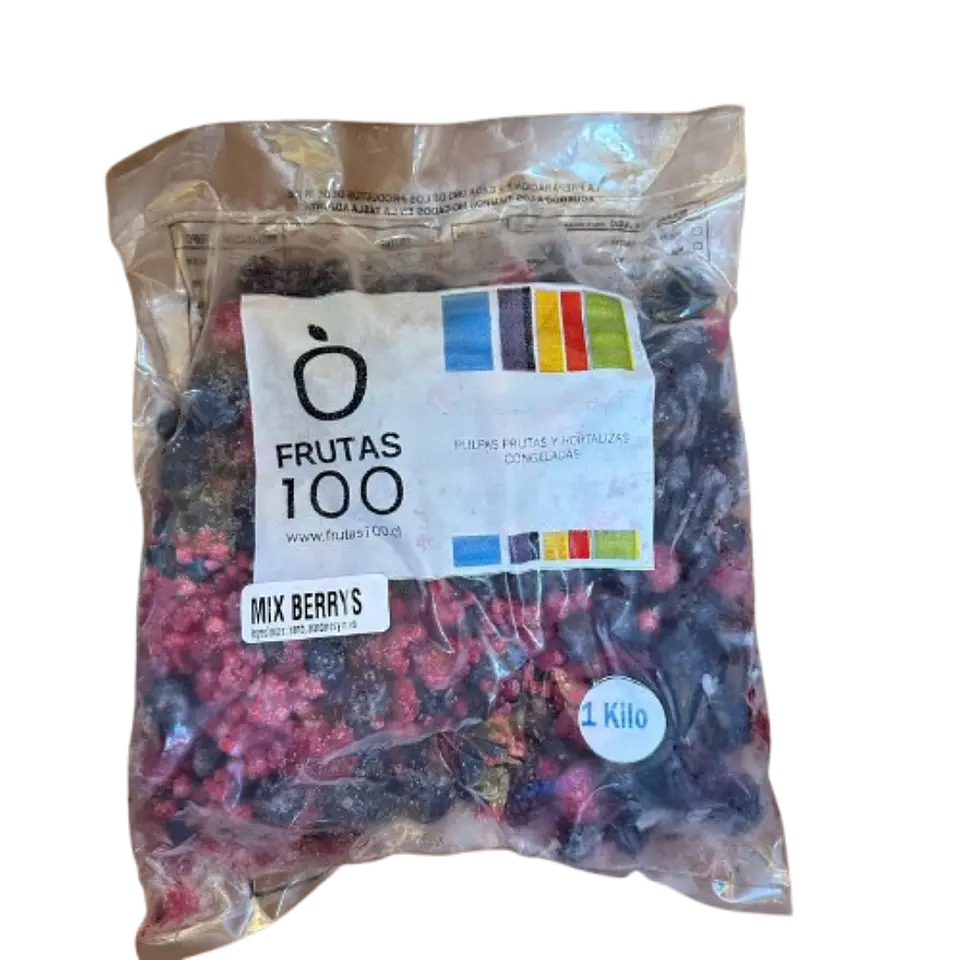 Mix De Berries S/Frutilla Congelados Frutos 100 1kg 1
