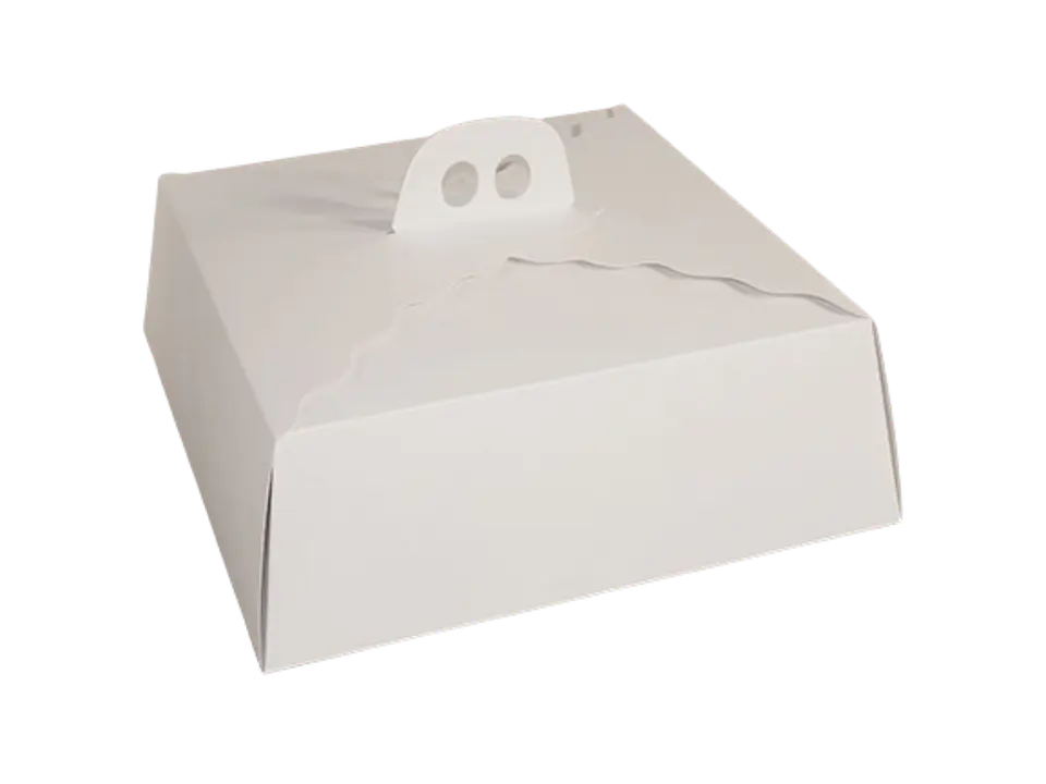 Caja Torta Chica Cartulina Cuadrada 29,5x10,6cm 1