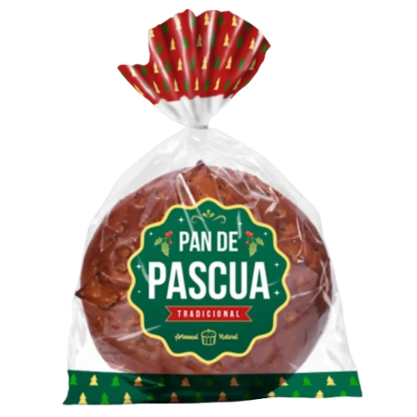 Pack 10 Bolsas Celofan Para Pan De Pascua 500g 1