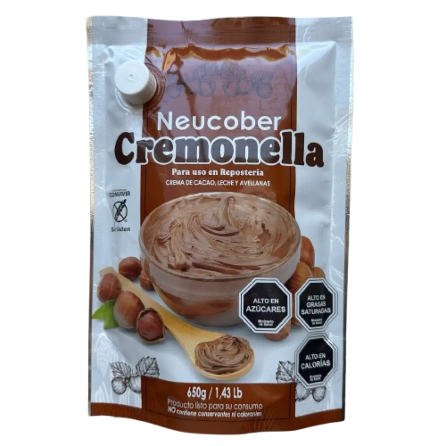 Crema De Avellanas Cremonella Neucober 650g 1