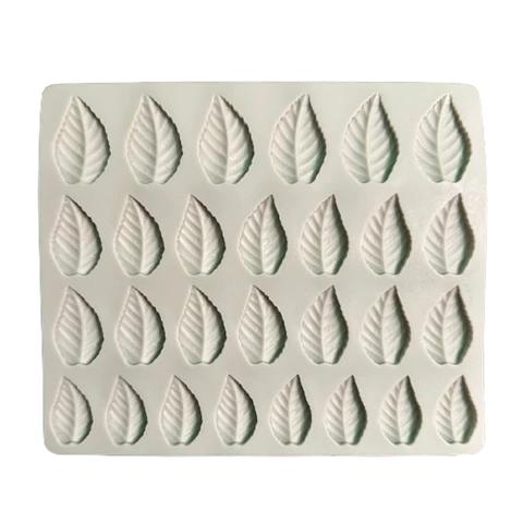 Molde Silicona Hojas 28 Cavidades 19x16cm