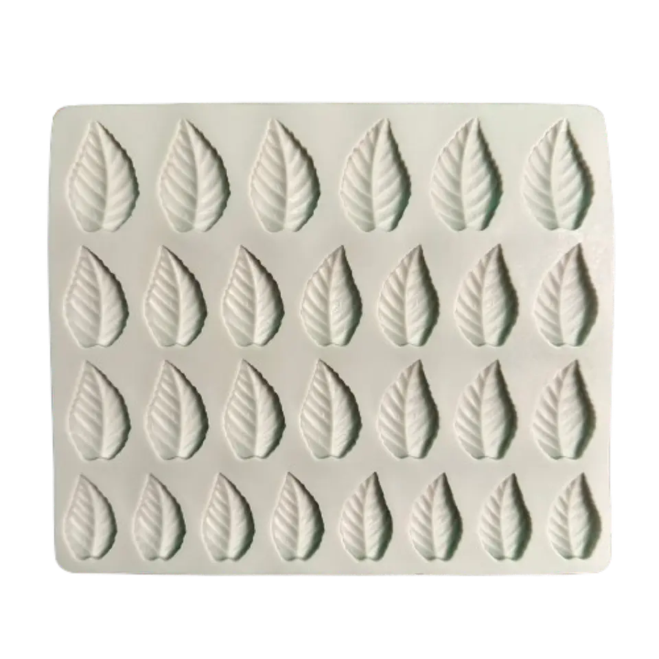 Molde Silicona Hojas 28 Cavidades 19x16cm 1