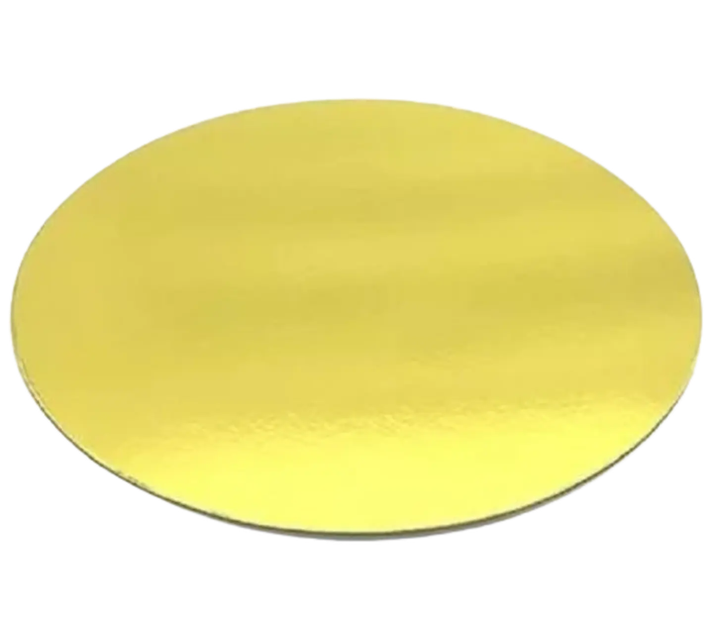 Bandeja Redonda Carton Dorada 25cm x 2mm 1