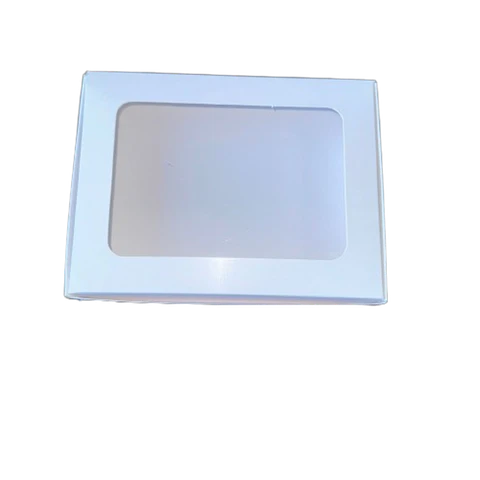Caja A Con Ventana 6 Alfajores Cartulina 19x14,5x2,5cm
