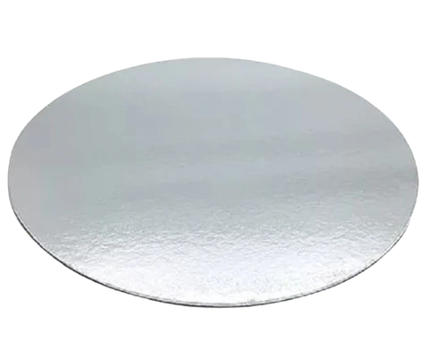 Pack 5 Bandeja Carton Plateada 35cm x 2mm
