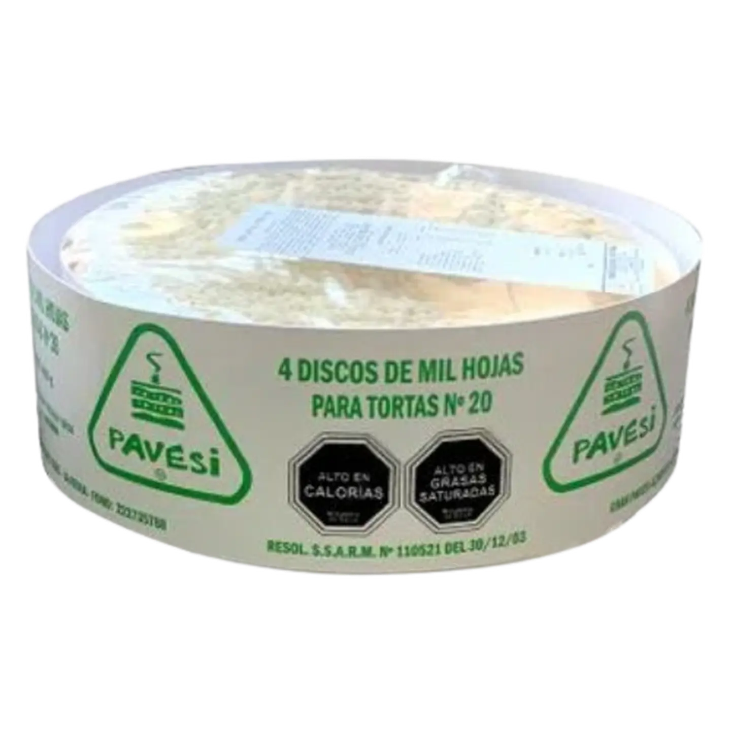 Discos Milhojas N23 4 Capas Pavesi 22cm 1