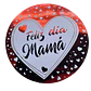 Sticker Feliz Dia Mama 100un 38mm - Miniatura 1