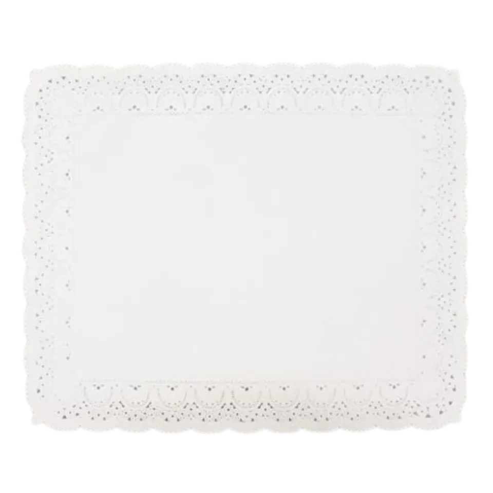 Pack 10 Blonda Rectangular N13 Papel 39x32cm 1