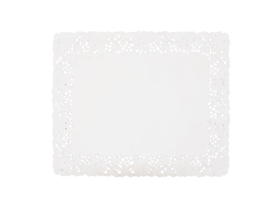 Pack 10 Blonda Rectangular N9 Papel 35x26cm 1