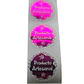 Sticker Producto Artesanal Fucsia 100un 38mm - Miniatura 2