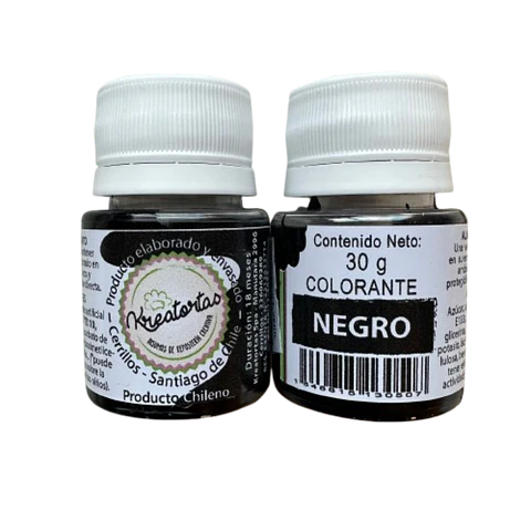 Colorante Gel Negro Comestible Reposteria Kreatortas 30g