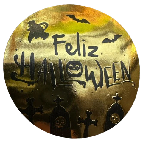 Sticker Halloween B 100un 38mm