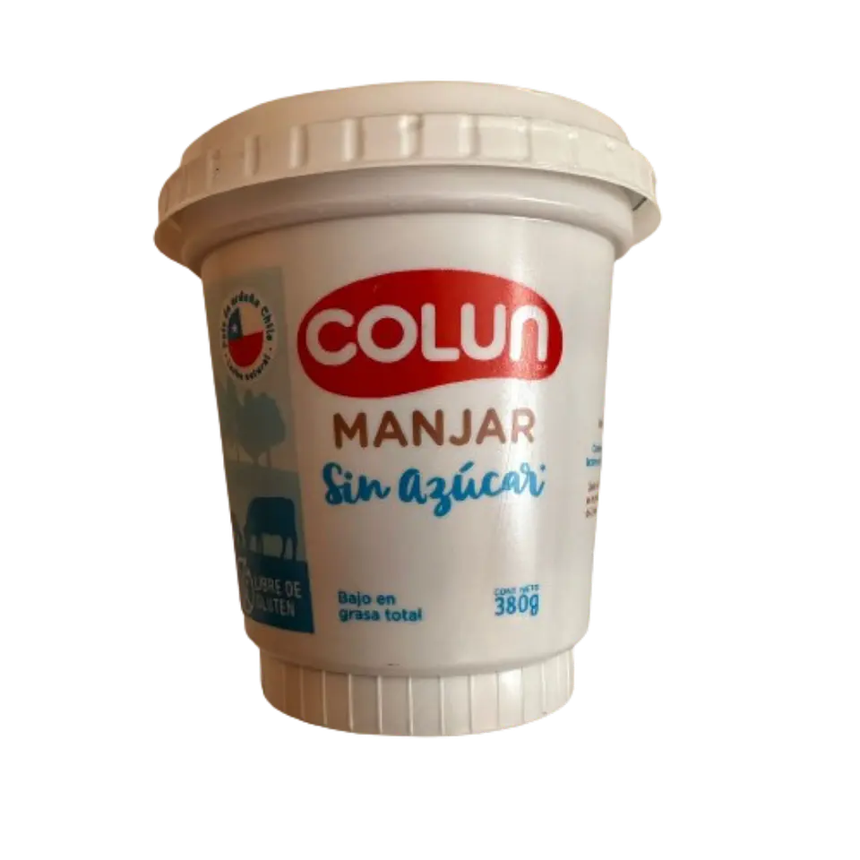 Manjar Sin Azucar En Pote Colun 380g 1