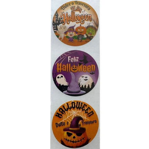 Sticker Halloween A 100un 38mm