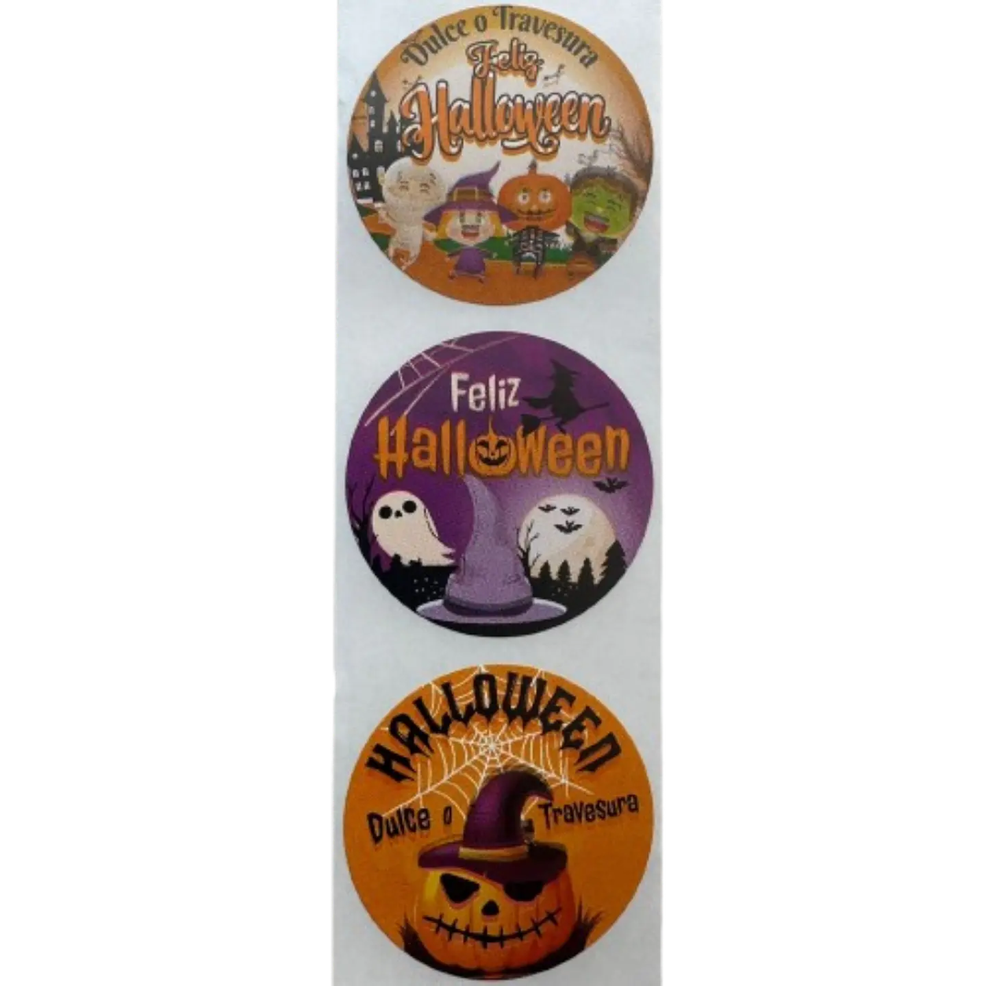 Sticker Halloween A 100un 38mm 1