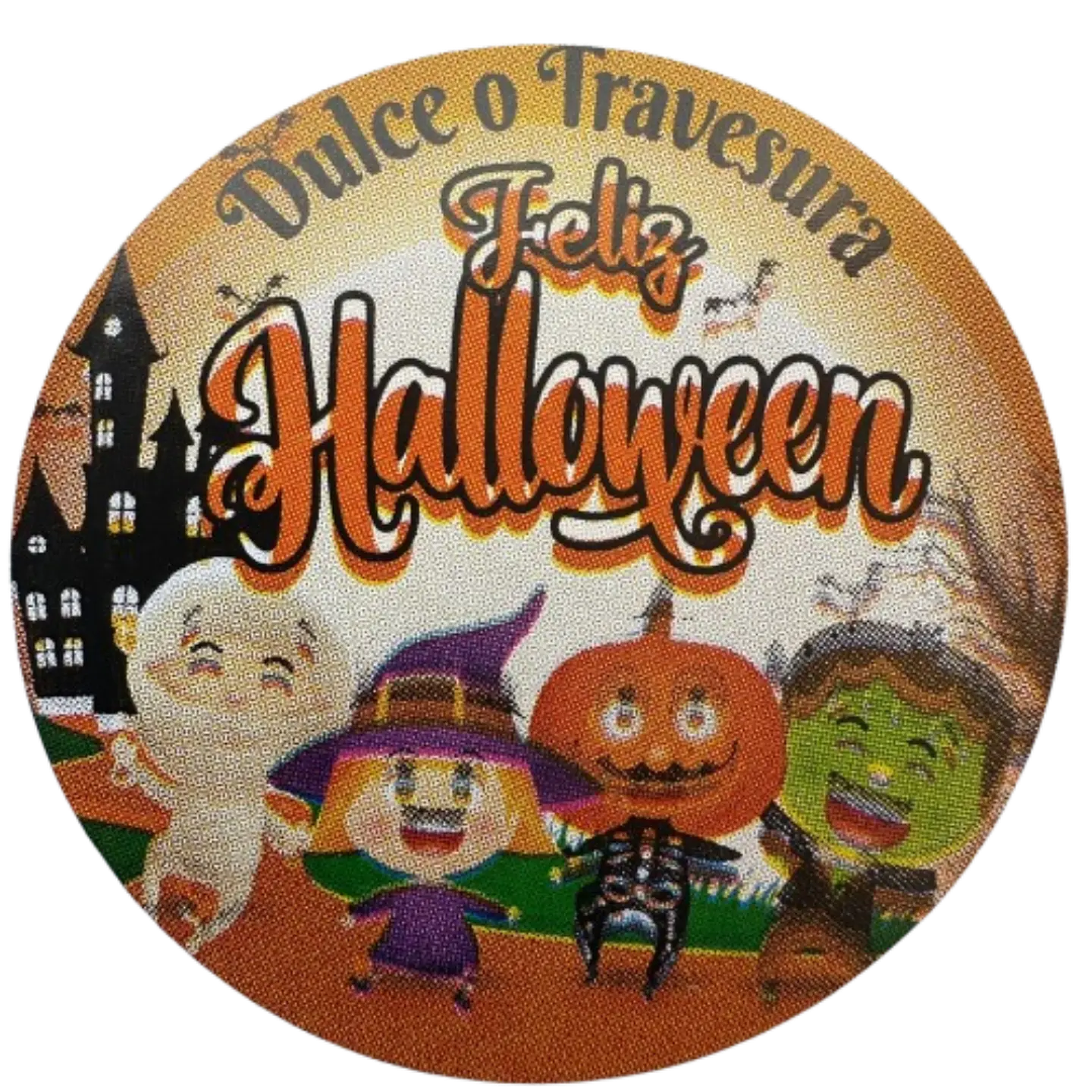 Sticker Halloween A 100un 38mm 4