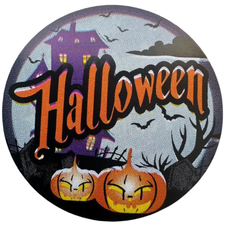 Sticker Halloween A 100un 38mm 6