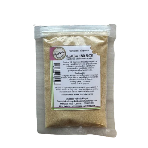 Gelatina Neutra 180 Bloom Kreatortas 50g