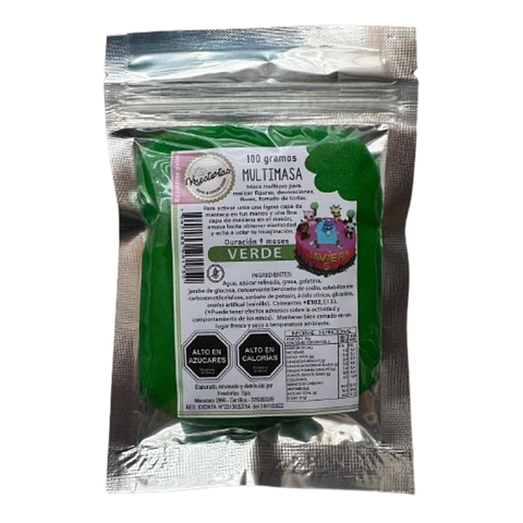 Multimasa Fondant Verde Kreatortas 100g