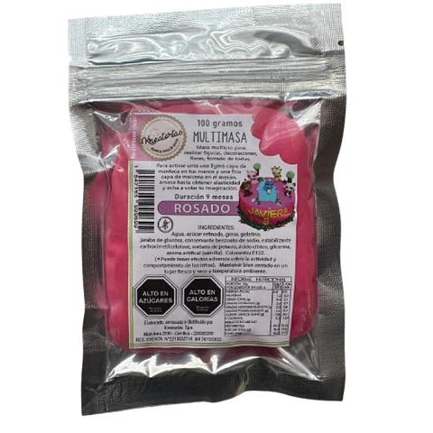 Multimasa Fondant Rosado Kreatortas 100g