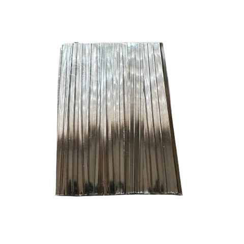 Amarra Plateada 100un 8cm