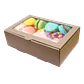 Pack 5 Caja M Carton Microcorrugado Ventana 21,2x14,7x6,8cm - Miniatura 1