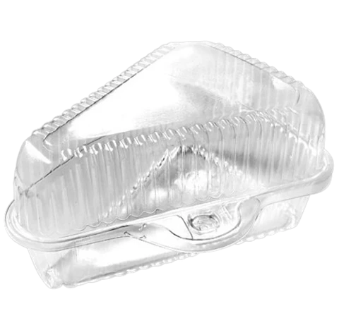 Pack 5 Caja Plastica Pastel Individual Triangular 14x10x9cm