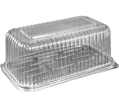 Pack 5 Cupula Rectangular Plastico Brazo Reina 24x11,5x10cm