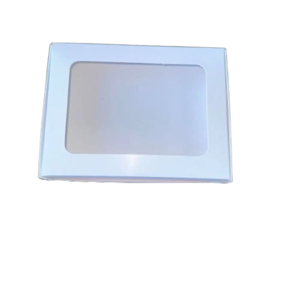 Pack 5 Caja A Con Ventana 6 Alfajores Cartulina 19x14,5x3cm 1