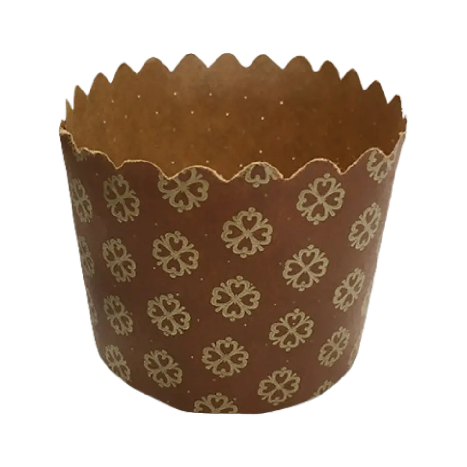 Pack 10 Molde Panettone Papel Para 250g 9x7cm 1