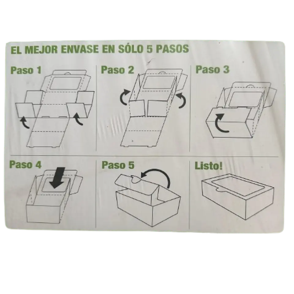 Caja L Carton Microcorrugado Ventana 23,2x15,5x6,8cm 2