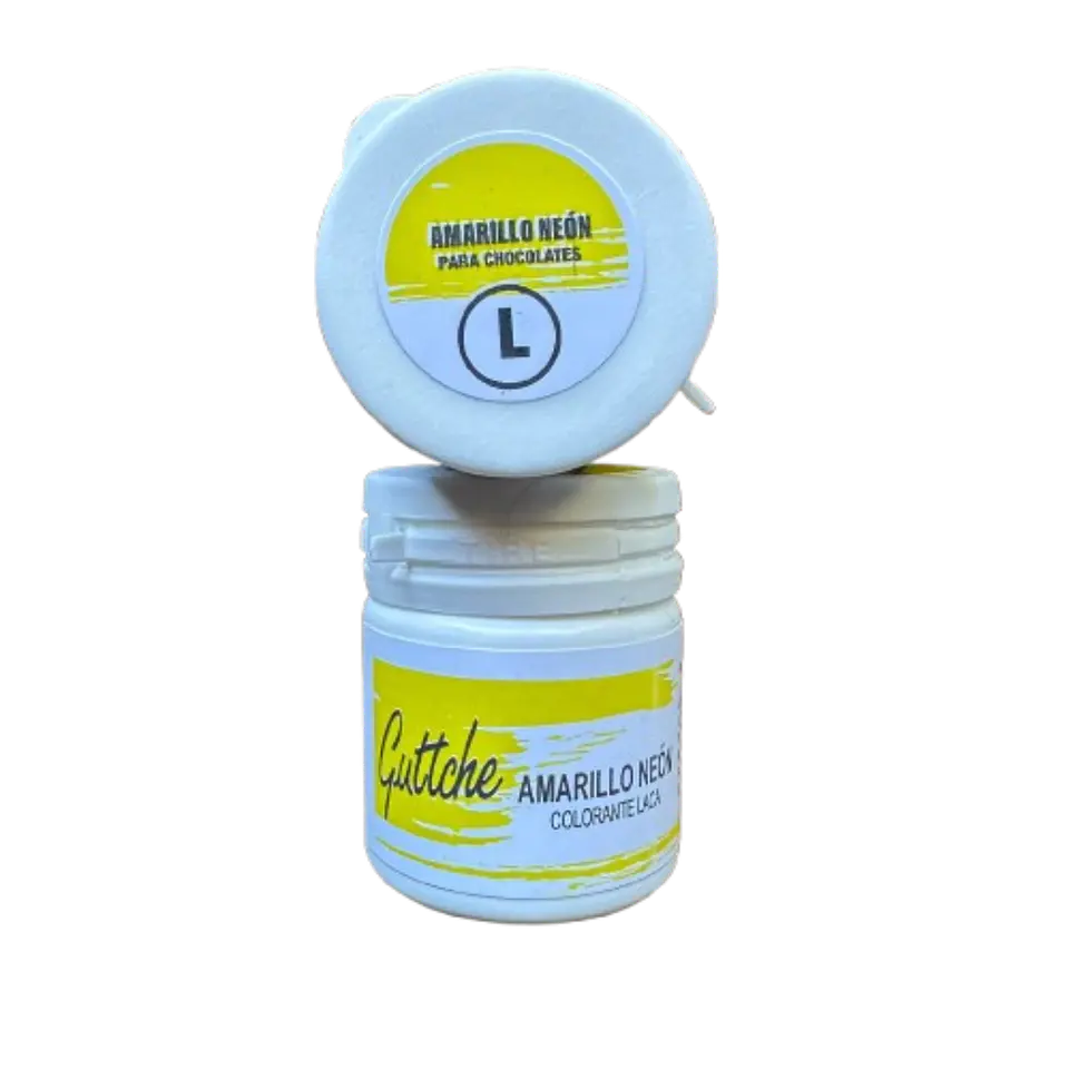 Colorante Laca Amarillo Neon Para Chocolate Guttche 15g 1