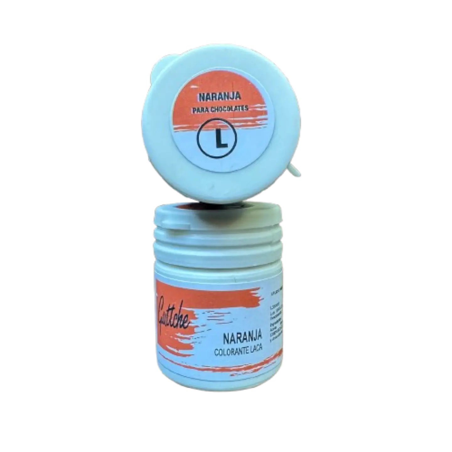 Colorante Laca Naranja Neon Para Chocolate Guttche 15g 1