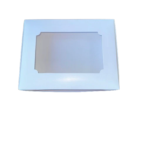 Pack 5 Caja C Con Ventana 12 Alfajores Cartulina 24x18,5x3cm